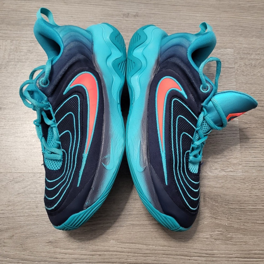 Nike Giannis Immortality 4 Baltic Blue Bright Crimson Kids Basketball Shoes 4